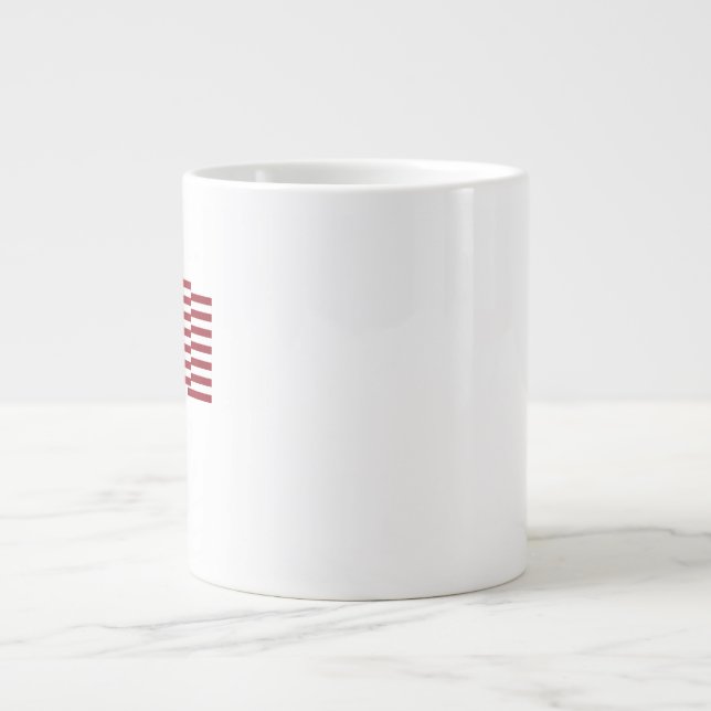 American flag large coffee mug (Front)