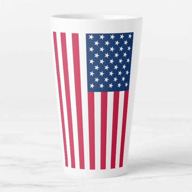 American Flag Latte Mug (Front)