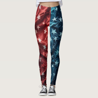 american flag leggings
