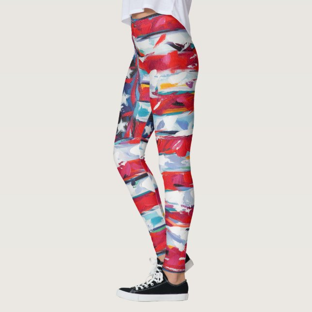 American Flag Leggings (Left)