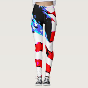 American flag leggings