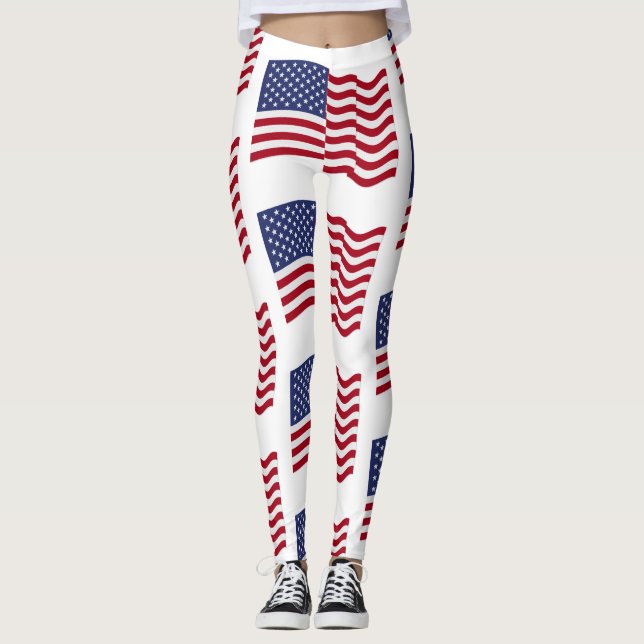 American Flag Leggings (Front)
