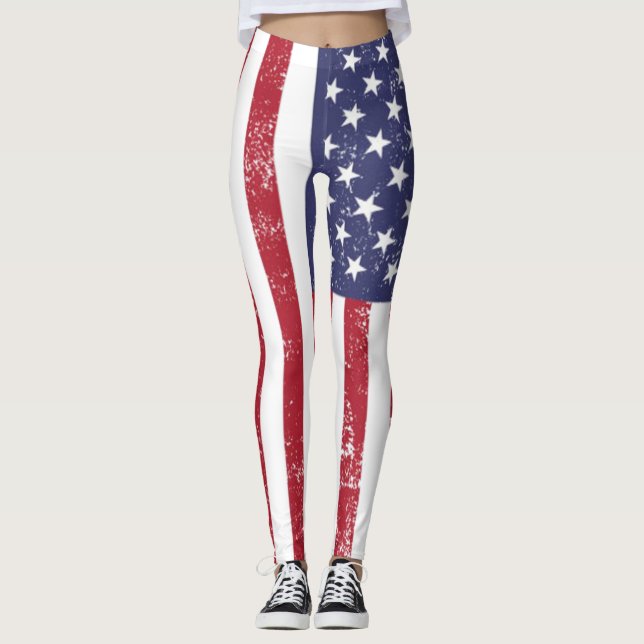 American flag leggings (Front)