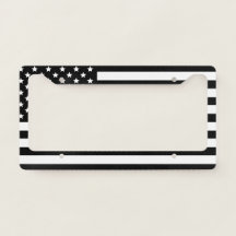 American Flag License Plate Frame