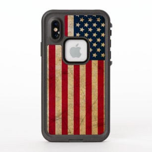 American Flag LifeProof FRE iPhone XS Case