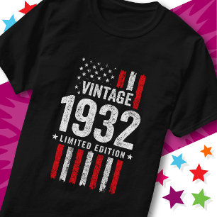 American Flag Limited Edition Stars Vintage 1932 T-Shirt
