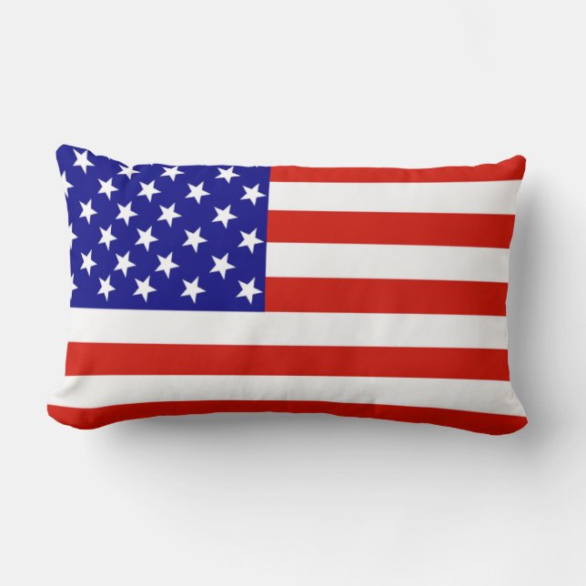 AMERICAN FLAG LUMBAR CUSHION (Front)