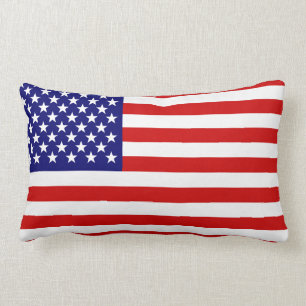 American flag lumbar cushion