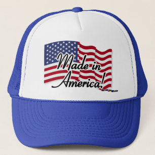 American Flag - Made in America! Trucker Hat