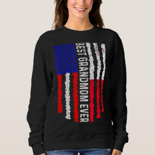 American Flag Malta Flag Best Grandmom Ever Family Sweatshirt