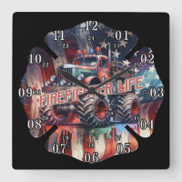 American Flag Maltese Cross Firefighter Life