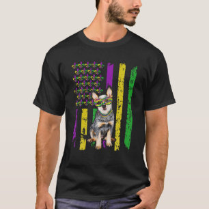 American Flag Mardi Gras Australian Cattle T-Shirt