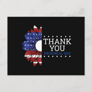 American Flag Memorial Day Shirts For Women Memori Holiday Postcard