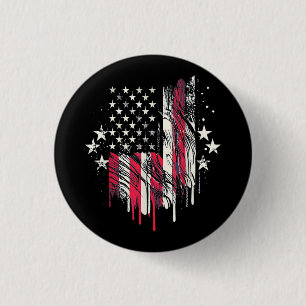 American Flag Mens USA Toddler American Flag 4th o 3 Cm Round Badge