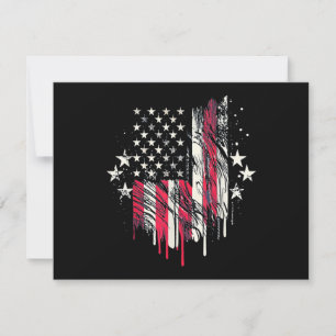 American Flag Mens USA Toddler American Flag 4th o Holiday Card