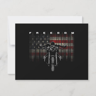 American Flag Motorcycle Freedom