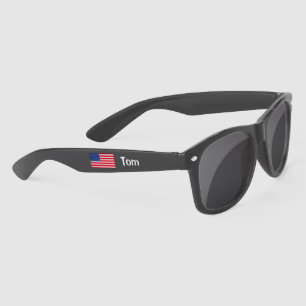 American Flag (Name) 4Tom Plastic Sunglasses