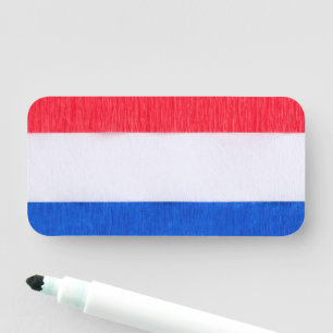 American Flag Name Tag