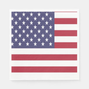 American Flag Napkin