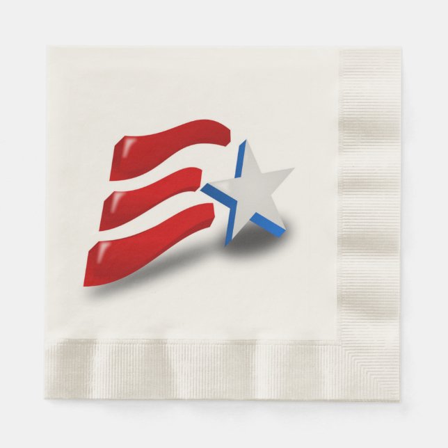 AMERICAN FLAG NAPKIN (Front)
