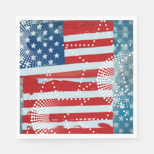 American Flag Napkin
