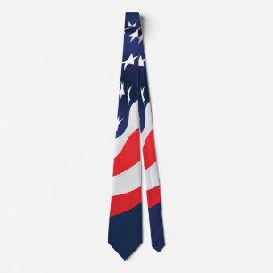 American Flag  Neck Tie