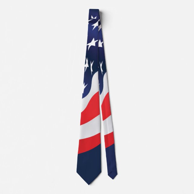 American Flag  Neck Tie (Front)