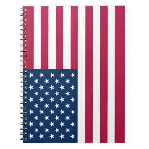 American flag notebook