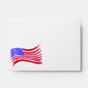 American Flag Notecard Envelopes