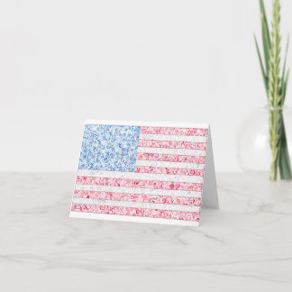 American Flag Notecards