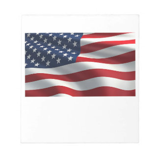 American flag notepad