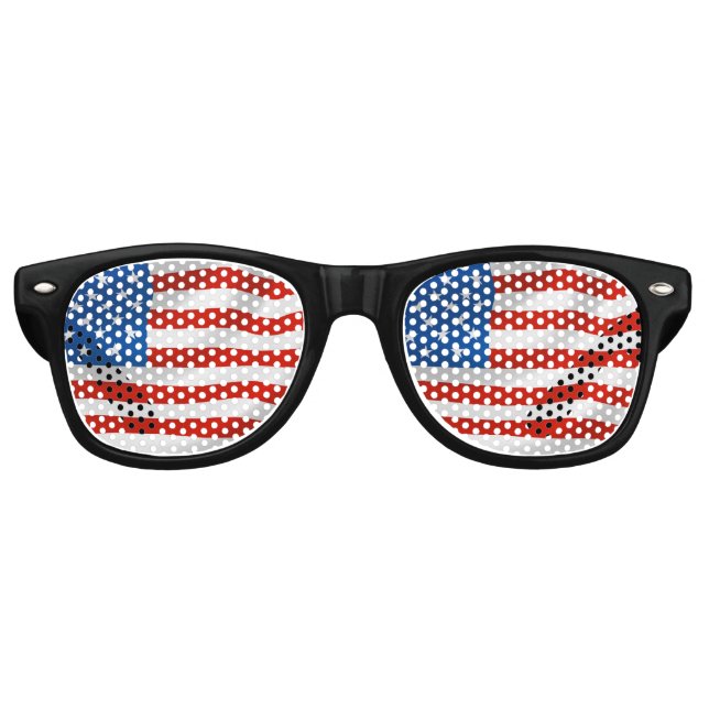 AMERICAN FLAG NOVELTY SUNGLASSES SHADES (Front)