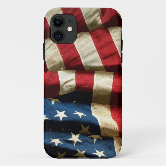 American flag on iPhone 5 Case-Mate Barely There™ Case (Back)