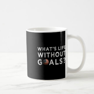 American Flag On Soccer Ll Sport What's Life Witho Coffee Mug