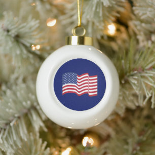 American Flag Ornament
