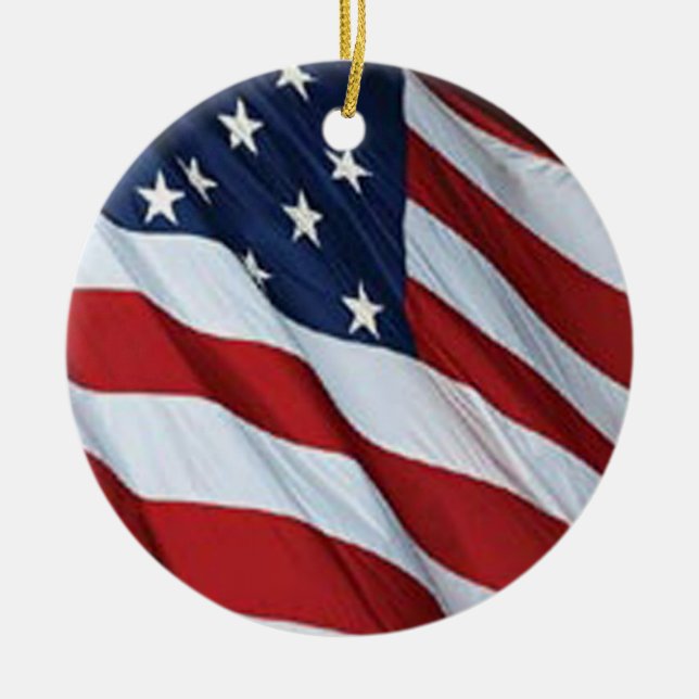 American Flag Ornament (Front)