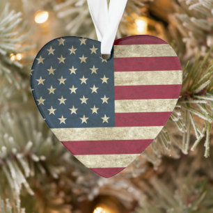 American Flag Ornament