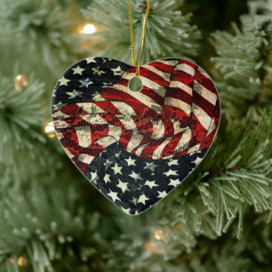American Flag Ornament