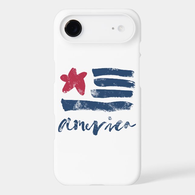 American Flag Paintstrokes Case-Mate Samsung Galaxy Case (Back)
