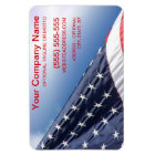 American Flag - Patriotic Business Flexible Magnet