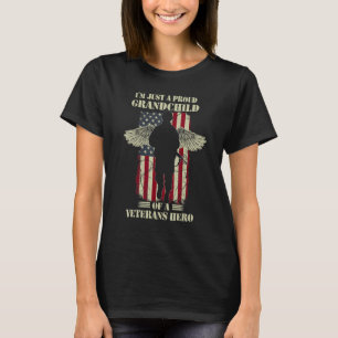 American Flag Patriotic Day Veterans Day for Kids T-Shirt