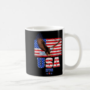 American Flag Patriotic Eagle Independence Day 4th Coffee Mug