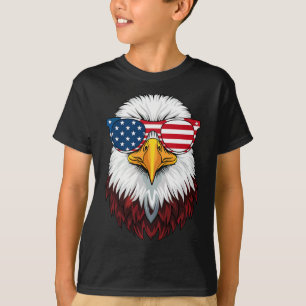 American Flag Patriotic Eagle Shirt Men Boys 4th O