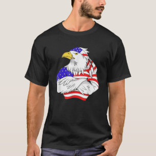 American Flag Patriotic Eagle United States Love T T-Shirt
