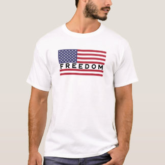American Flag, Patriotic Freedom, USA Design T-Shirt