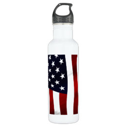 American Flag Patriotic Independence Day 710 Ml Water Bottle