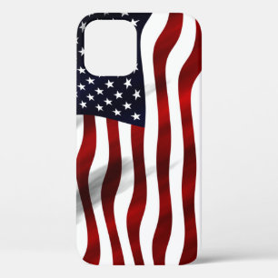 American Flag Patriotic Independence Day iPhone 12 Pro Case