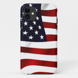 American Flag Patriotic Independence Day iPhone 11 Case