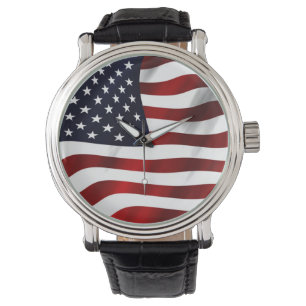 American Flag Patriotic Independence Day Watch