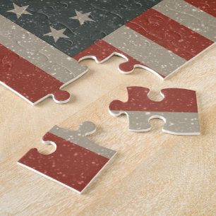 American Flag Patriotic Jigsaw Puzzle